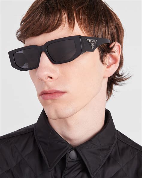 prada scroll sunglasses|Slate Gray Lenses Prada Symbole Sunglasses .